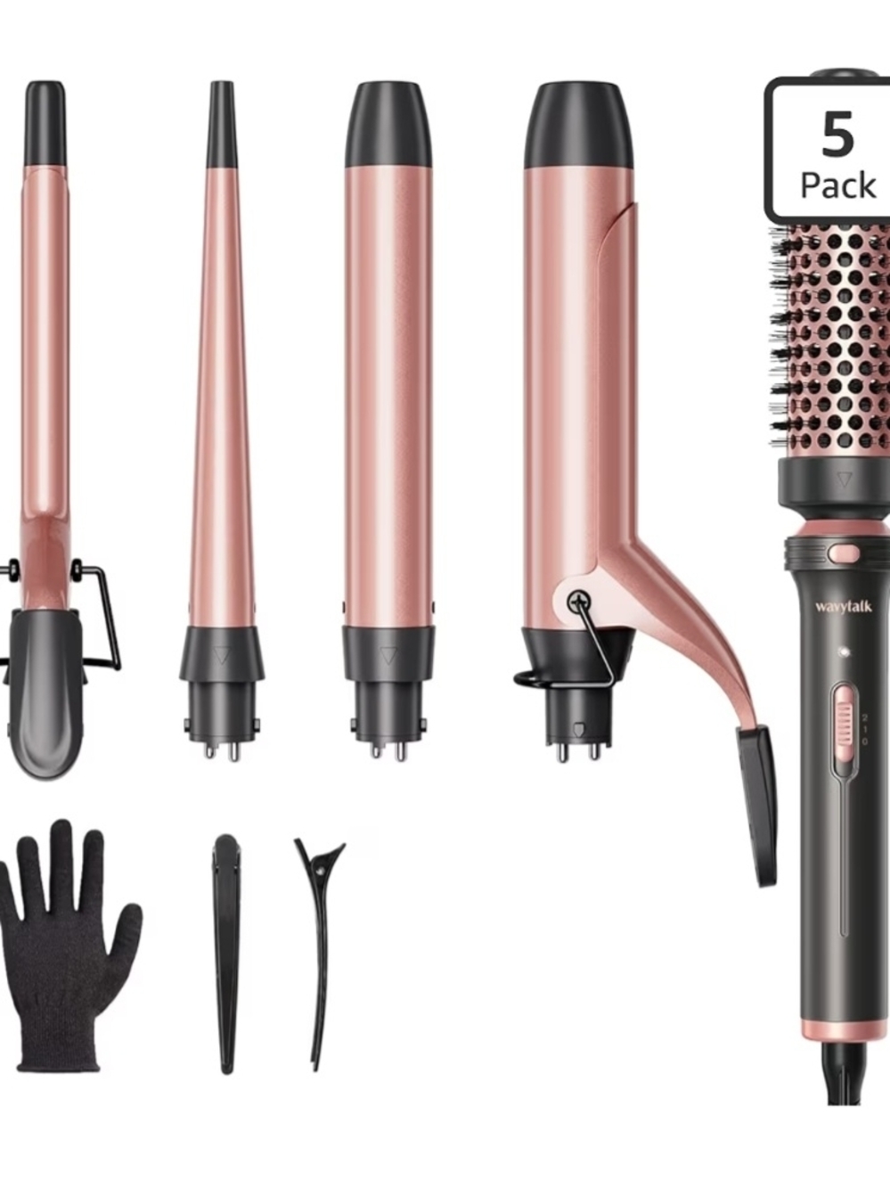Wavytalk 5 in 1 Curling Iron Set
